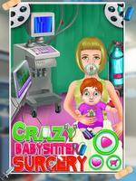 loca bebé cirugía simulador Poster