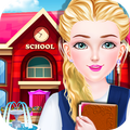 高校女の子ドレスアップゲーム