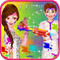Indian Holi Festival Celebration