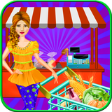 Supermarket Grocery shopping آئیکن