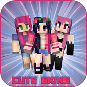 Cute Girl Skins for Minecraft icon