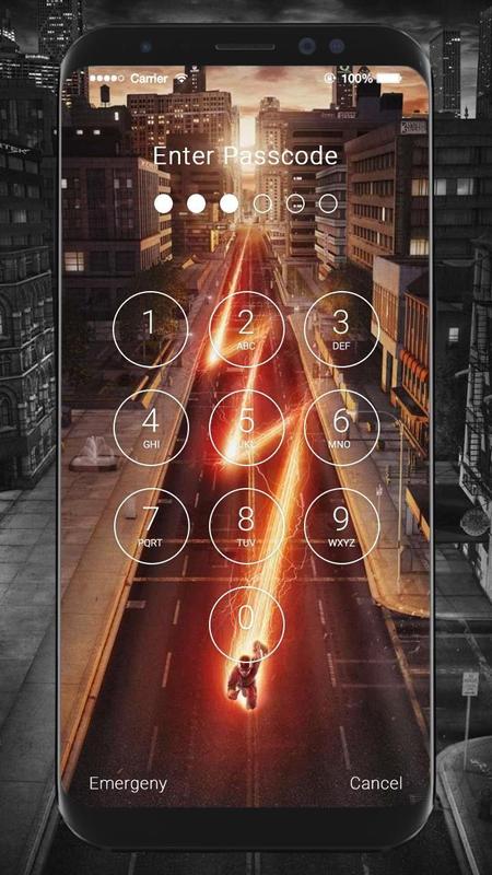The Flash Hd Wallpapers Slide Un Lock Screen For Android Apk Download