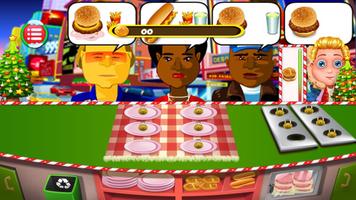 لعبة مطعم تقديم الوجبات للزبائن imagem de tela 2