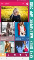 Girls Wallpapers Pro HD 2018 poster