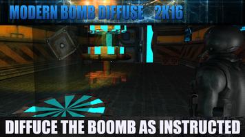 Modern Bomb Diffuse 2k17 Plakat