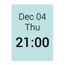 APK 1x1 Clock Widget