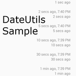 DateUtils Sample