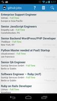 Github Jobs poster