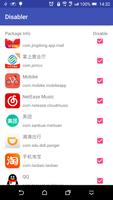 Disabler, freeze annoying apps Ekran Görüntüsü 1