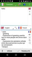 English - French Translator Poster