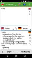 English - German Translator Cartaz