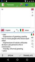 English - Italian Translator Affiche