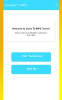 Video To Mp3 Converter Affiche