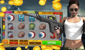Zombie Slots - Undead Attack Ekran Görüntüsü 1