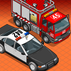 Police Car & FireTruck Builder icône