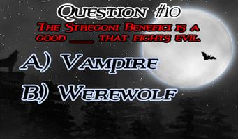 Vampires vs. Werewolves Quiz capture d'écran 1