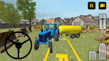 Toy Tractor Driving 3D Affiche