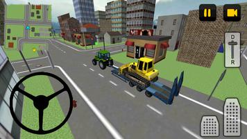 Tractor Driver 3D: City poster