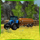 Tractor Slurry Transport 3D ไอคอน