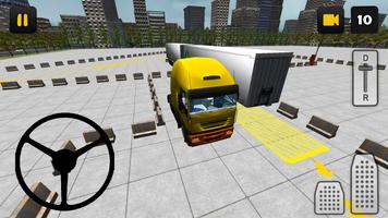 грузовик Стоянка 3D: крайность постер