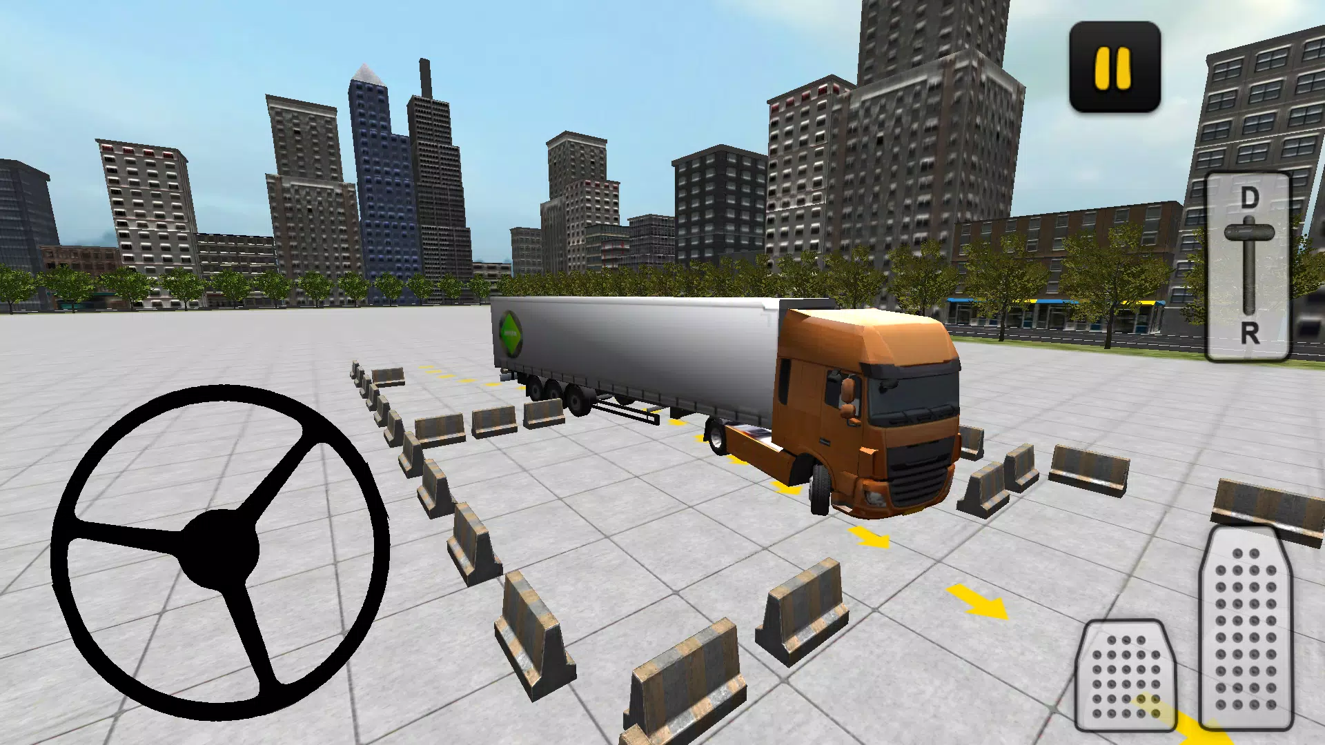 Simulador 3D de estacionamento de caminhões Pro versão móvel