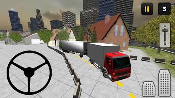 Cargaison Camion 3D: Extrême Affiche