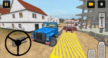 Construction Truck 3D: Pipe Tr capture d'écran 2