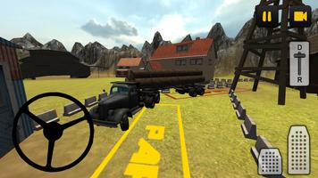 Classic Log Truck Simulator 3D Cartaz