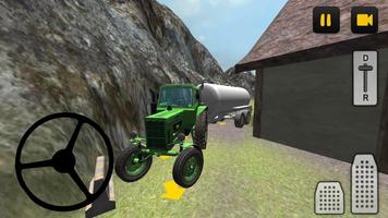 Classic Tractor 3D: Milk Affiche