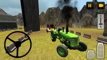 Classic Tractor Transport 3D Affiche