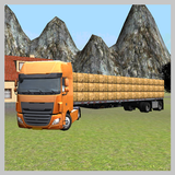 Boerderij Vrachtwagen 3D: Hooi-icoon