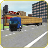 Hay Truck 3D: Ville icône