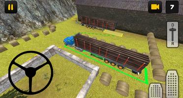 Log Truck Simulator 3D: Traile capture d'écran 3