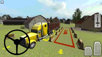 Bois Camion Simulator 3D Affiche