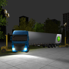 Nuit Camion Parking 3D icône