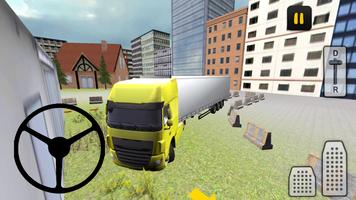 Доставка грузовик Водитель 3D скриншот 1