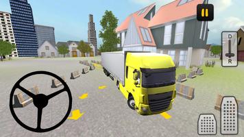 Доставка грузовик Водитель 3D скриншот 3