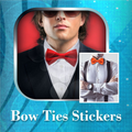 New Top Fancy Bow Ties Stickers For Gentleman Look