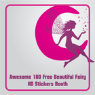 Awesome 100 Fairy Stickers Packs for Photo Effects icône