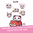 Awesome HD Panda Stickers Collection For Pic Edit icon