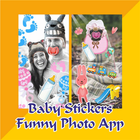 Cute Baby Sticker Funny Photo Editing App For Pics icône