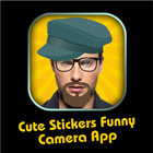 Cute Stickers Funny Camera App For Cartoon Effect icône