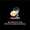 Desi Sticker For Chat With Funny Captions & Quotes APK