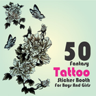 50 Fantasy Tattoo Sticker Packs For Boys & Girls icône