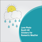 Love Photo Booth HD Stickers For Romantic Weather icône