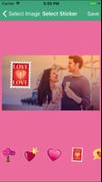 Love Photo Booth HD Stickers For Romantic Weather Affiche