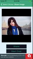 Stylish Winter Scarves Stickers For Selfies & Pics capture d'écran 3