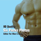Six Packs Body Stickers Collection for Men & Boys icône