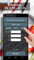 R1+R2 Zs and Ze Calculator - Electrical R1+R2 Zs screenshot 1