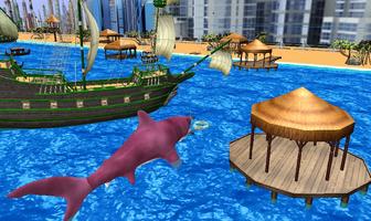 Permainan Shark Attack  Beach screenshot 2